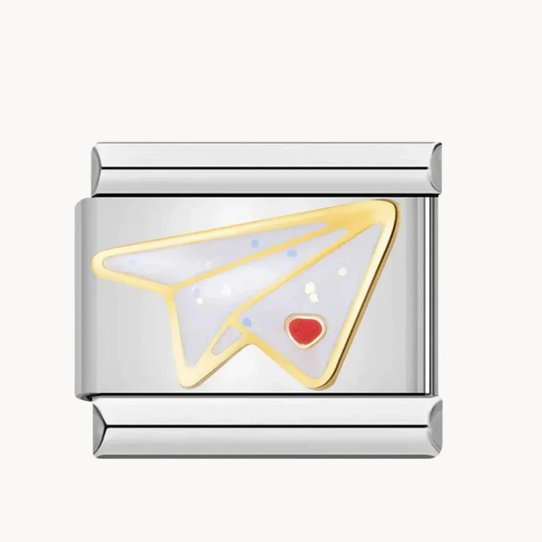 Avion en papier - Italian Charms France