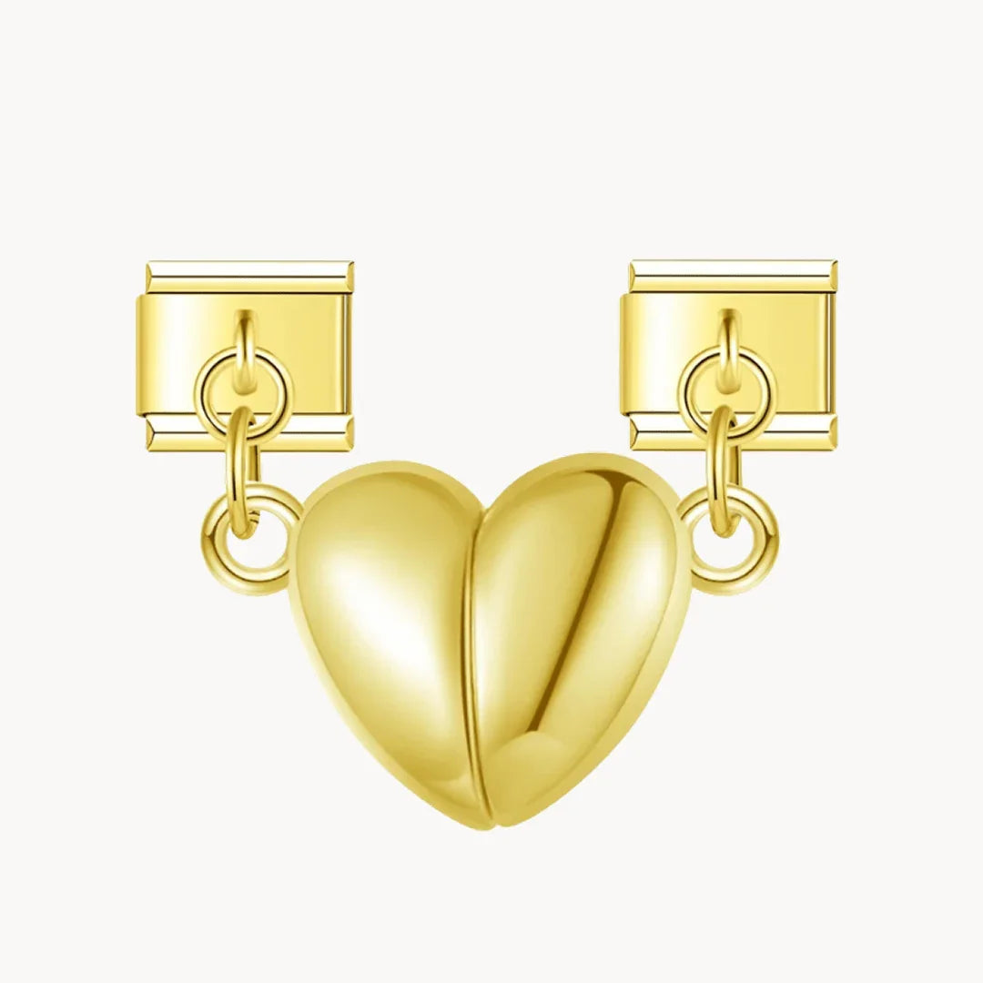 2 charms cœur aimantés - Italian Charms France