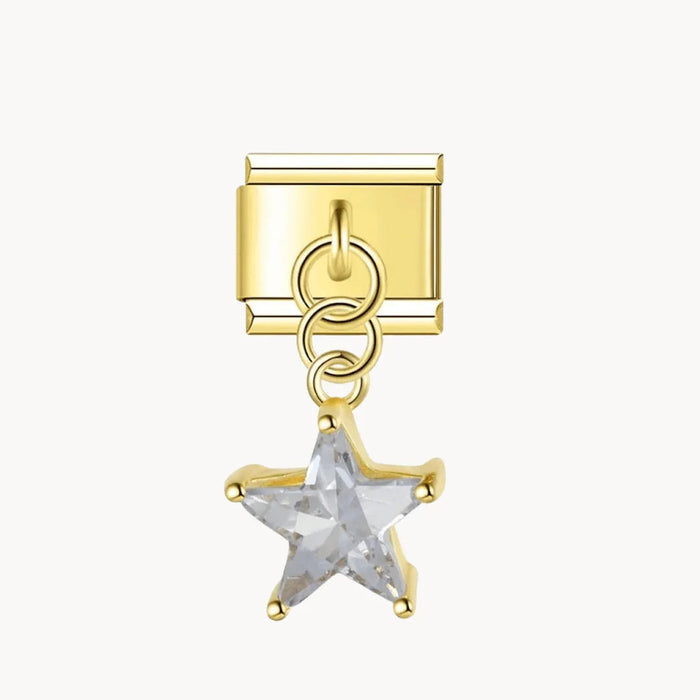 Pendentif étoile dorée